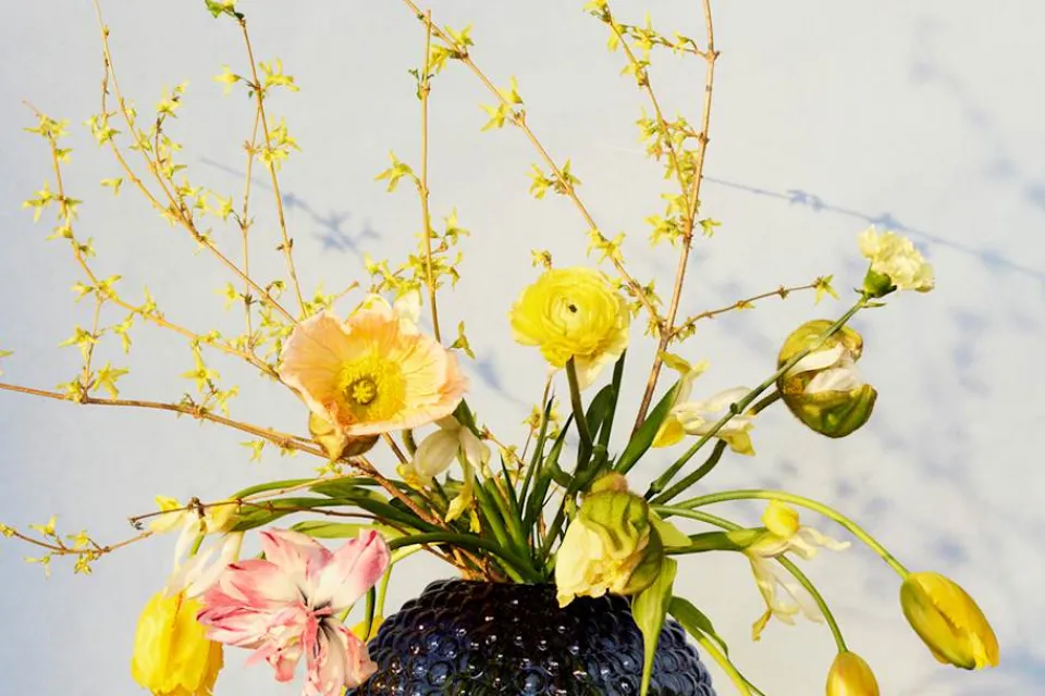 Vaser*Carina Seth Andersson Vas Dagg Djupblå