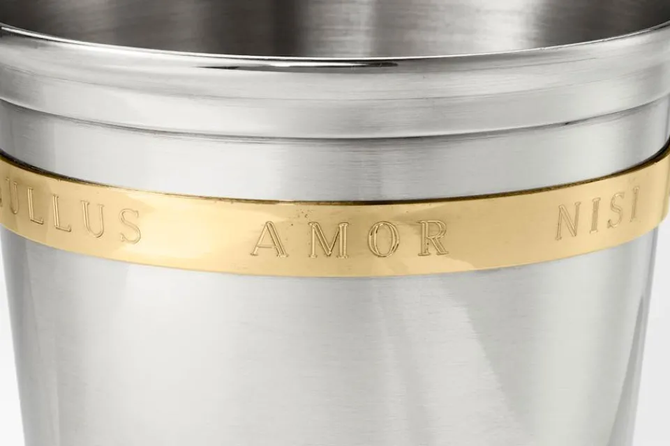 Vaser|Tennvaser & Tennkrukor*Estrid Ericson Vas Tenn med Mässingkant