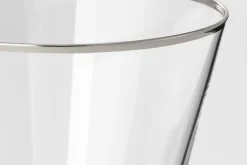 Glas & Koppar*Svenskt Tenn Vinglas Silverkant